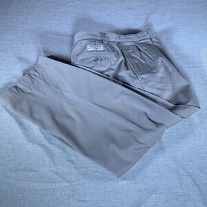 Polo Ralph‎ Lauren Classic Fit Chino Pants Tan Pleated Mens